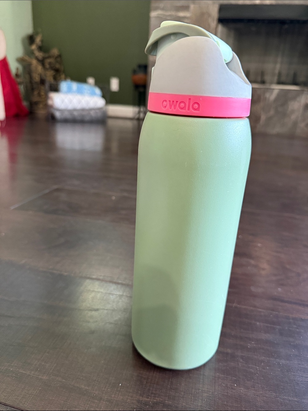 Owala 40 oz FreeSop Stainless Steel Water Bottle- Neo Sage